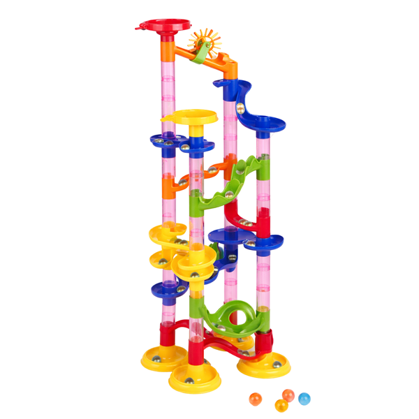 Marble Run Track Set with Beads - DIY Building Toy - Toys for Kids