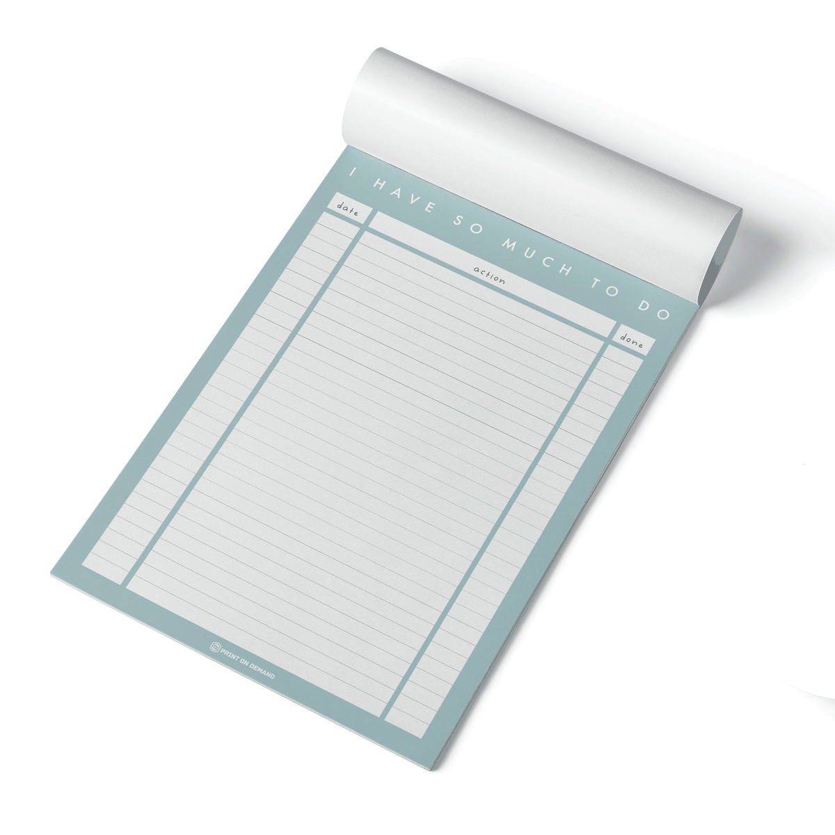 to do list writing pad