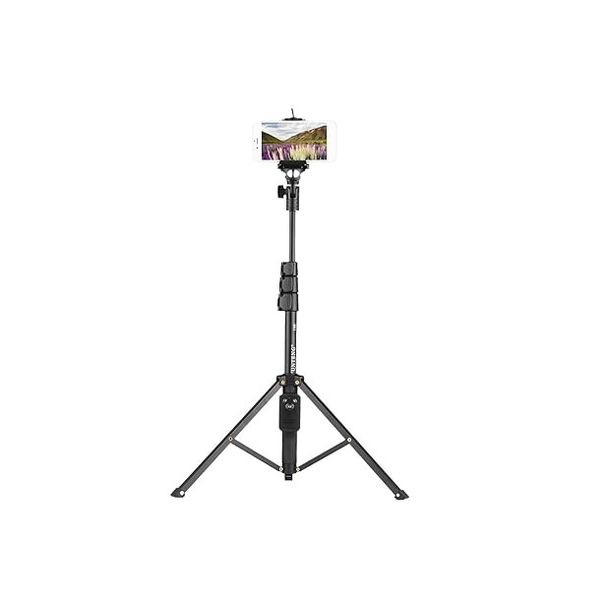 Yunteng Aluminum Tripod Selfie Stick With Phone Holder - Vct-1388