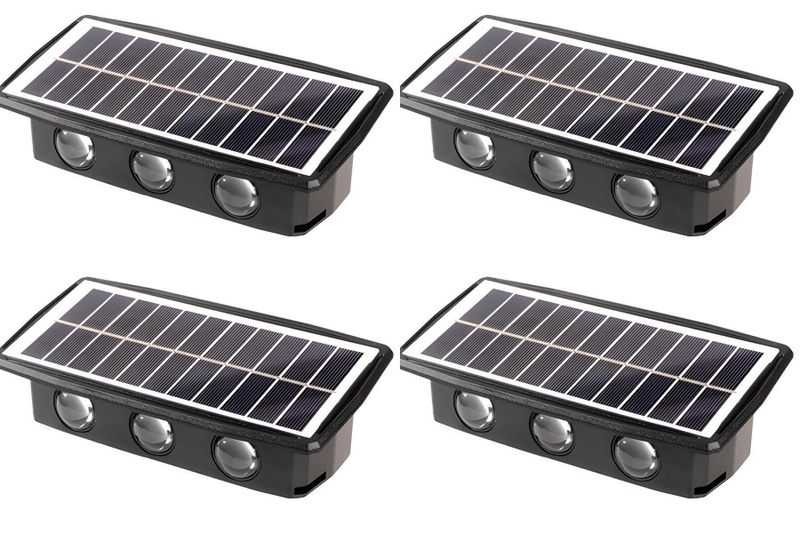 4 x Lamp Garden Light Yard Lighting Outdoor Lantern Long-lasting