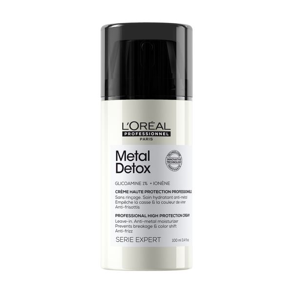 L'Oréal Professionnel Metal Detox High Protection Leave-In Hair Cream for Hair Breakage Protection - 100ml