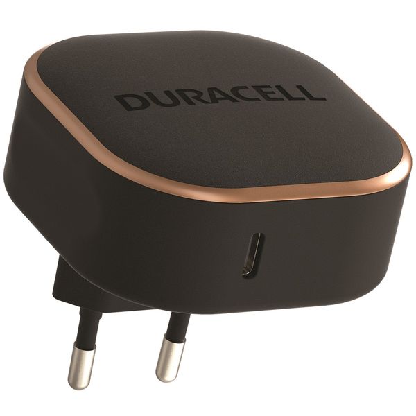 Duracell 20W PD Fast USB-C Wall Charger - Black