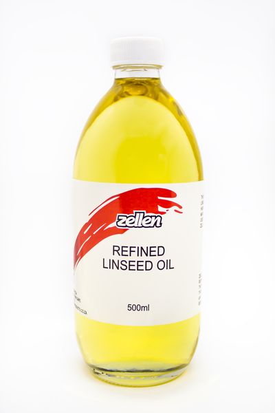Zellen Artists' Refined Linseed Oil 500ml