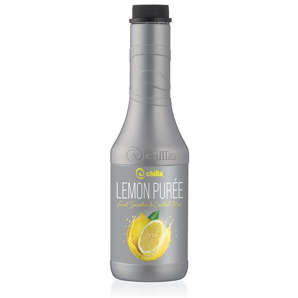 Chilla Lemon Sorbet Smoothie 1lt - Zesty &amp; Refreshing, Tangy, Desserts