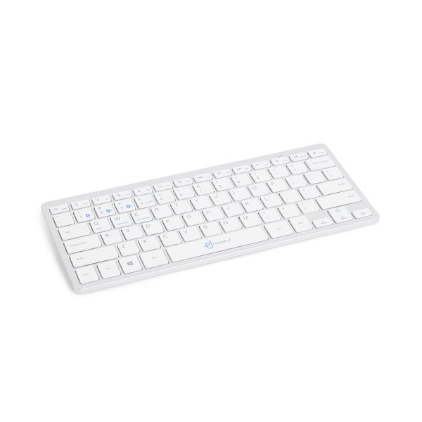 PowerUp Dual Mode Wireless Keyboard - White/Silver