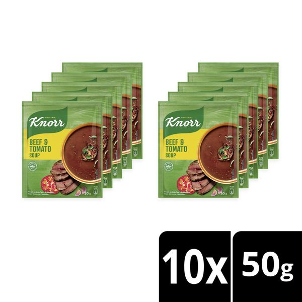 Knorr Rich Beef and Tomato Thickening Soup 10x50g
