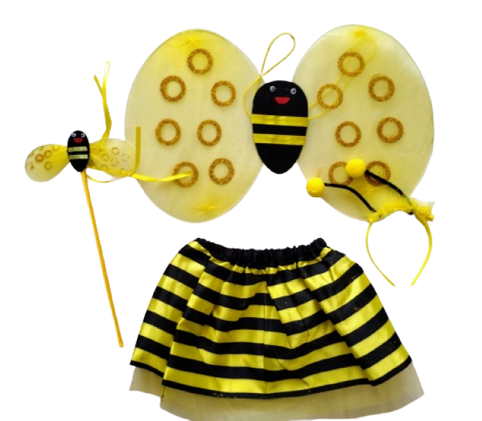 Bee Tutu With Wings For Girls