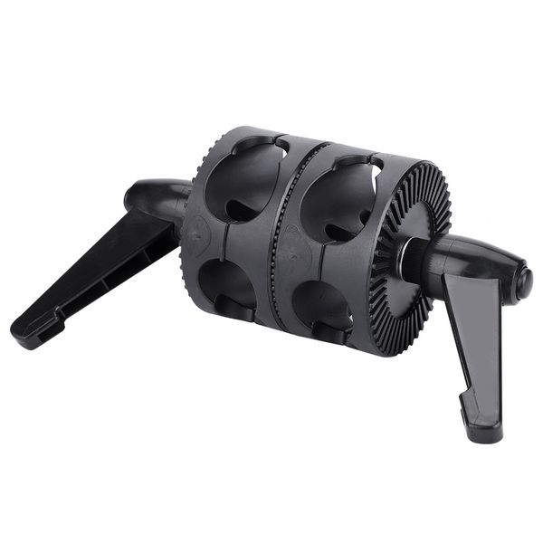 Dual Wheel Reflector Bracket compatible with Light Stand Adapter