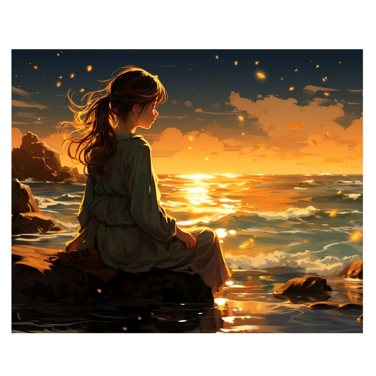 DIY Paint by Numbers Oil Painting Kit - Ocean Gaze | Shop Today. Get it ...