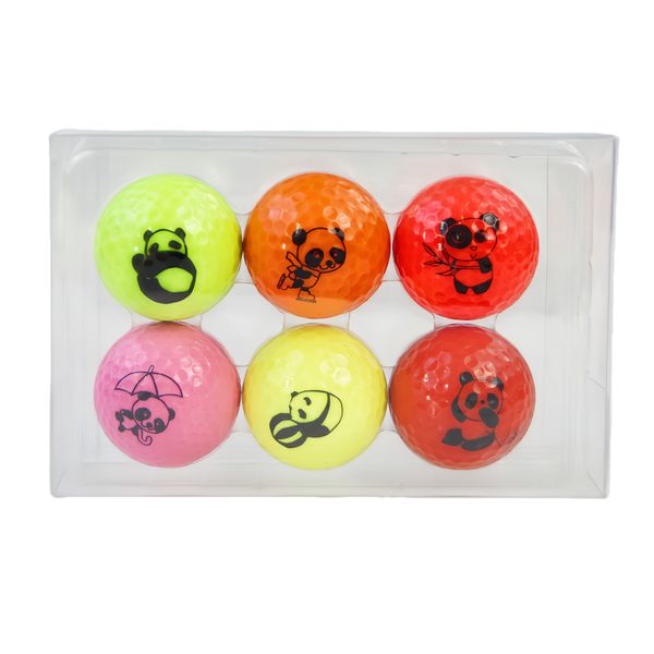 Practice Golf Balls Panda Golf Ball Set-Novelty Golf Gift for Men,Kids