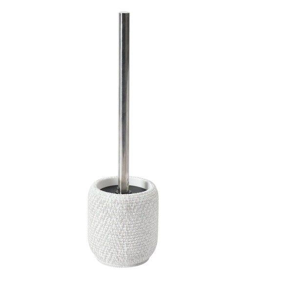 Washed Stitch Toilet Brush Set