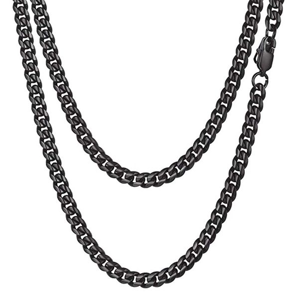 Colton James Premium Silver Mens Cuban Link Chain - 4mm Thickness