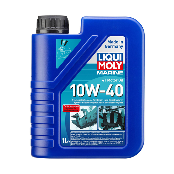 Liqui Moly Marine 4T 10W40 Motor Oil - 1L