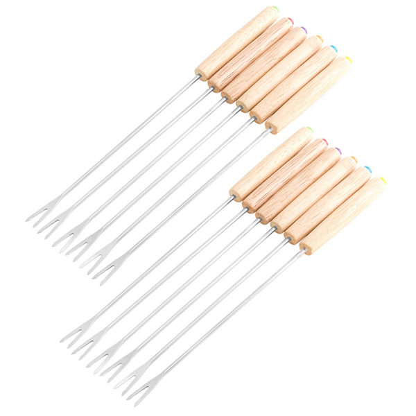 Fondue Forks With Handle For Chocolate Fountain Roast Marshmallows