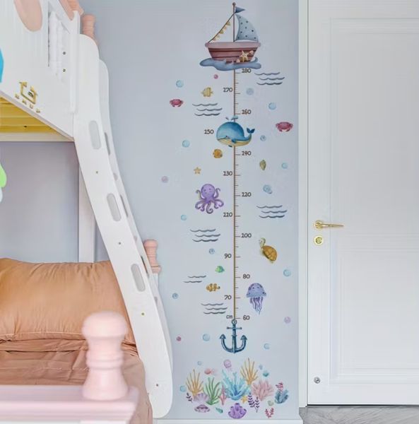 Ahoy Little One - Nautical Growth Wall Sticker