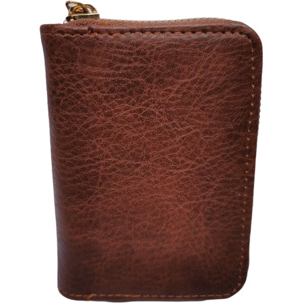 Skywalker PU Leather Zip Around Card Holder for 11 Cards