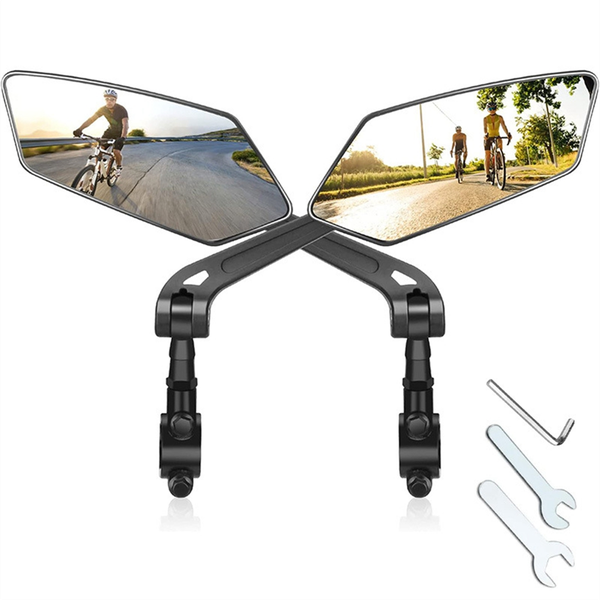 Bicycle Rearview Mirror 360 Degree Rotation Adjustment