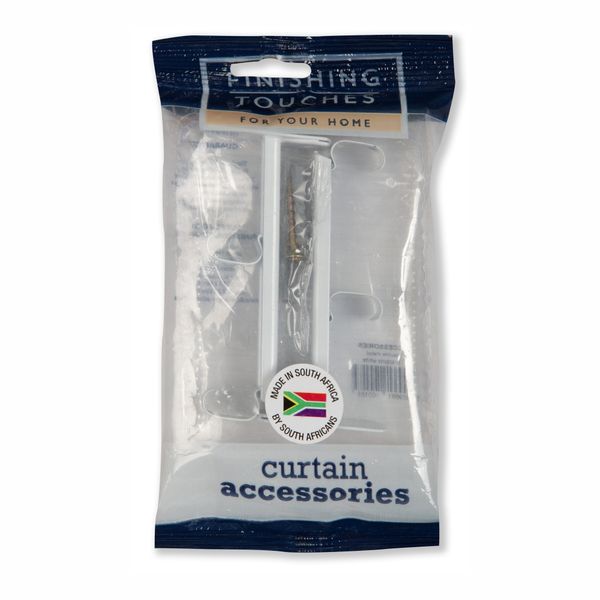 C-Track Double Metal Brackets - White