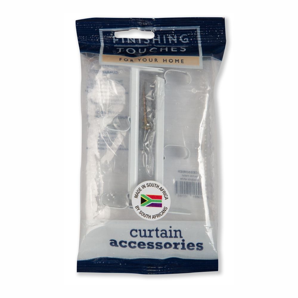 C-Track Double Metal Brackets - White