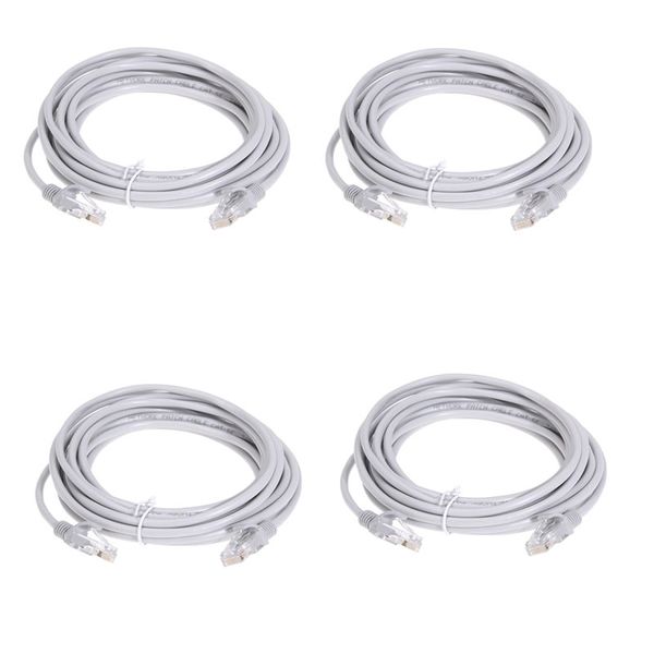 5m CAT5E Ethernet Network LAN Cable - Set of 4