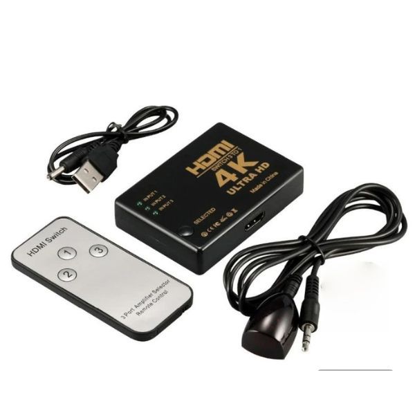 4K HDMI Switch 5 in 1 Ultra HD With Remote