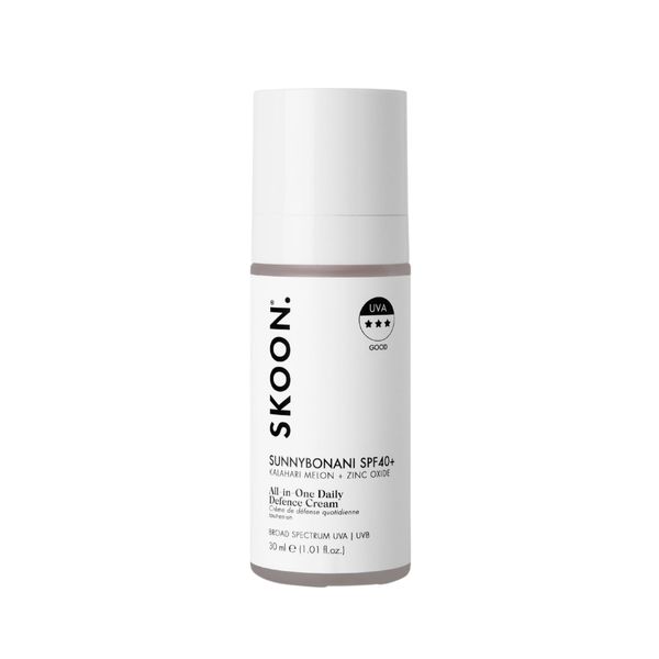 SKOON. SUNNYBONANI SPF40+ Defence Cream 30ml - With Niacinamide &amp; Bakuchiol