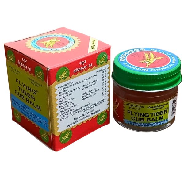 Flying Tiger Cub Balm | 15g | Fast Relief, Trusted Heritage