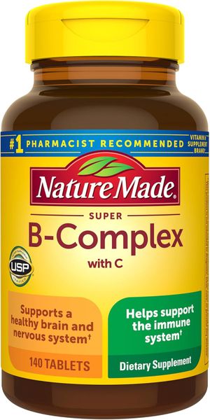 Nature Made Super B Complex with Vitamin C &amp; Folic Acid - 140 Day Supply