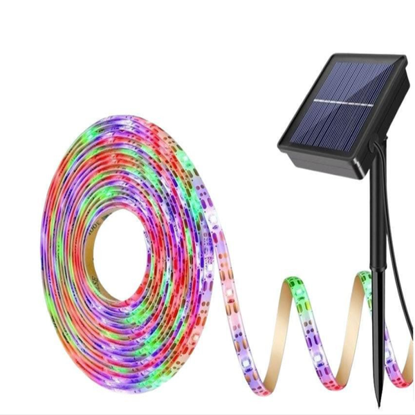 5M Solar Light Strip 5V 5050 RGB 30D 10mm AB-TA200