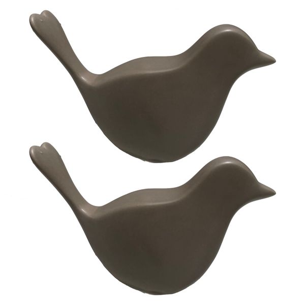 Home Decor Nordic Bird Shaped Ornament Set of 2 -14cm