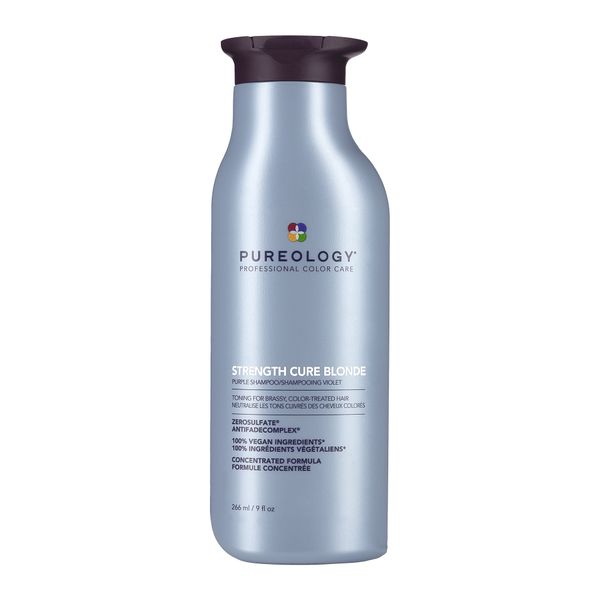 Pureology Strength Cure Best Blonde Shampoo - Purple Shampoo for Blonde Hair - 266ml