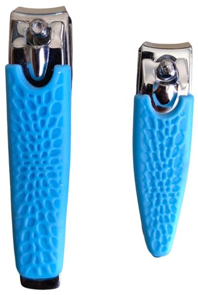 MXM Ergonomic Rubber Grip Nail Clippers - Set of 2
