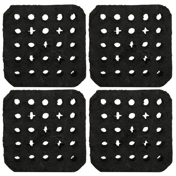 4pcs Smokeless Hardwood BBQ Charcoal Bricks