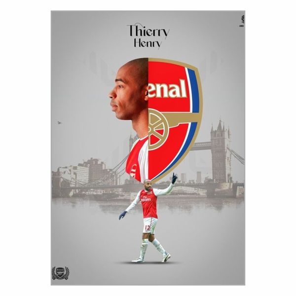 Thierry Henry Arsenal London Poster - A1