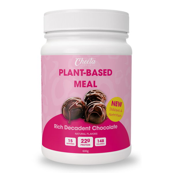 CheetaThin 600g Plant-Based Protein/Meal Shake - Decadent Chocolate