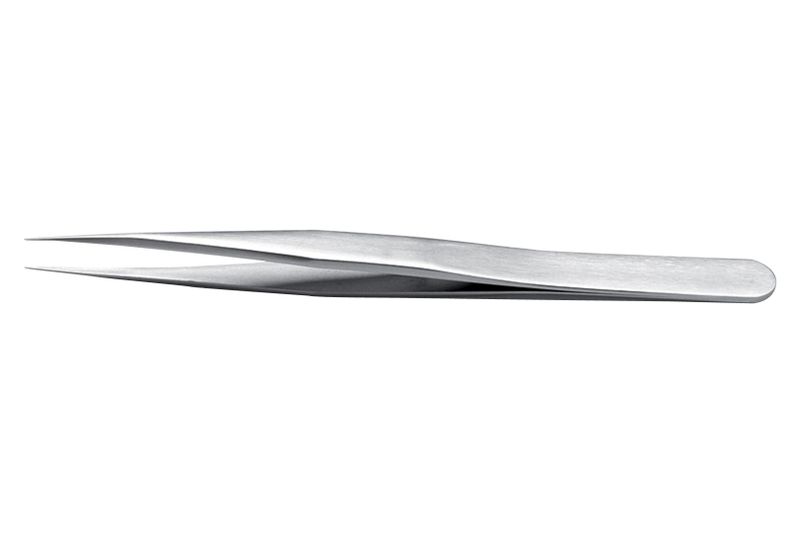 Ideal-Tek (1.S.0) Tweezer, Precision, Pointed, Stainless Steel