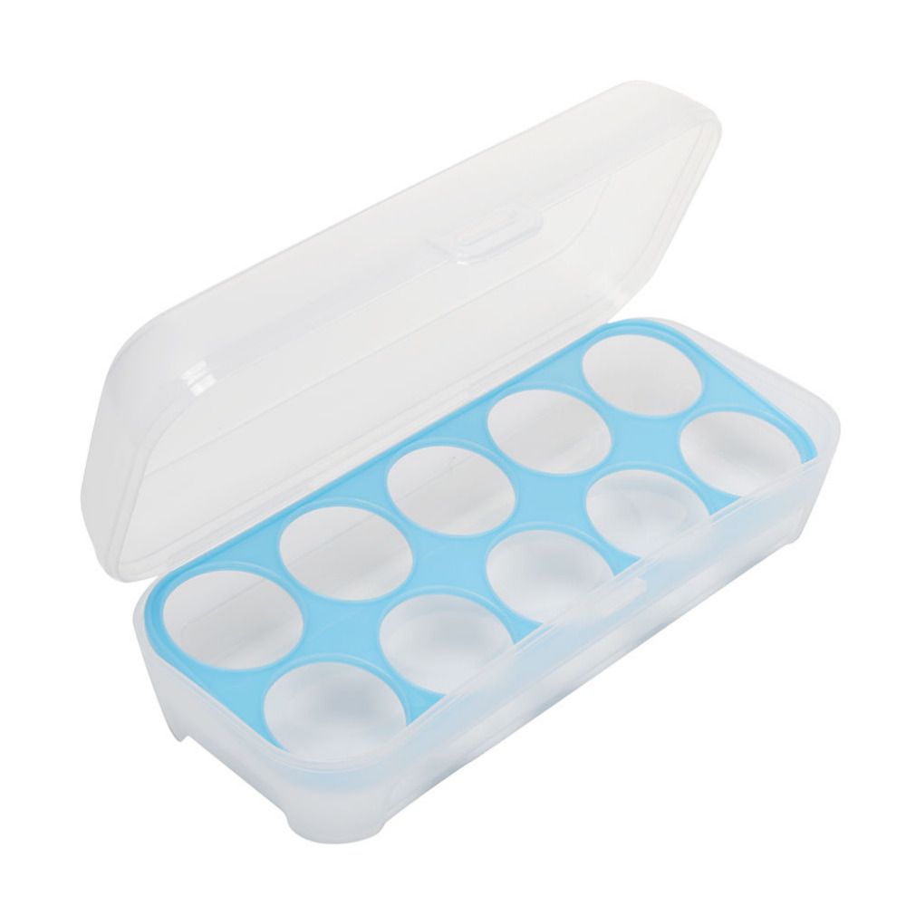 Food Container Egg Storage Box 10 Grid - Blue | Buy Online in South ...