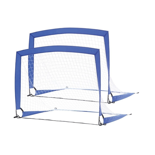 Rapid Setup Portable Football Goal Set - 2 Pack