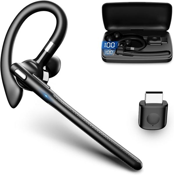 thl Bluetooth Headset with 270 Rotating Mic Noise Reduction for Driving