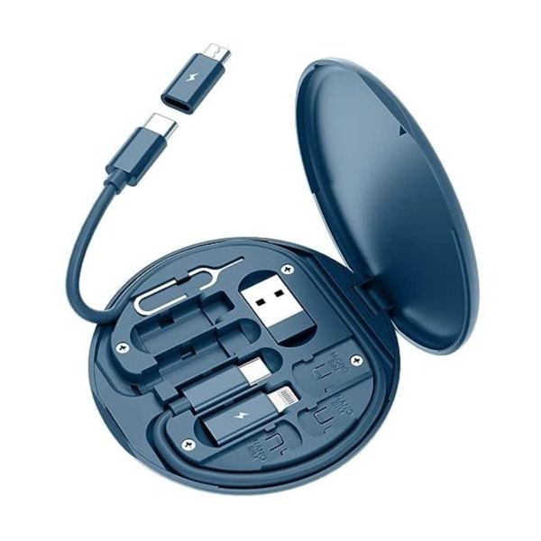 60W USB Fast Charging Cable Set with Type C Micro USB Port &amp; Mobile Stand.