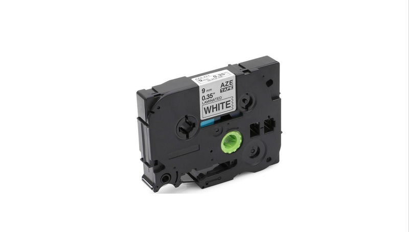 Compatible Brother TZ-221 Black on White Laminated Tape Cartridge 9mm
