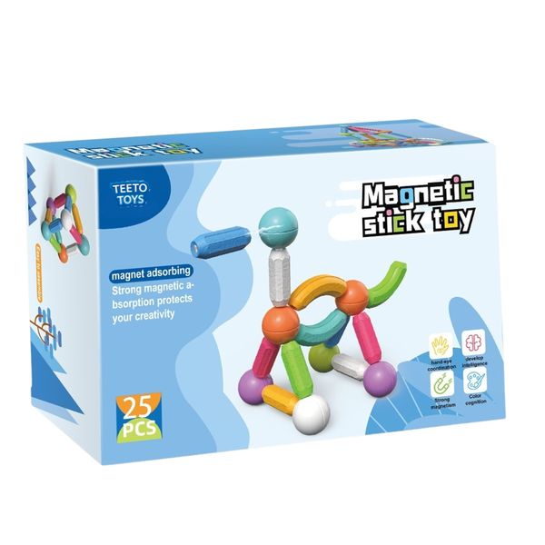 Magnetic Building Blocks Set - Educational STEM Stick Toys for Toddlers