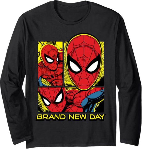 Spider-Man: Comic Panels Long Sleeve T-Shirt