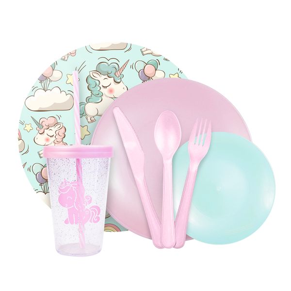LUMOSS - Kids Dinnerware Party Set