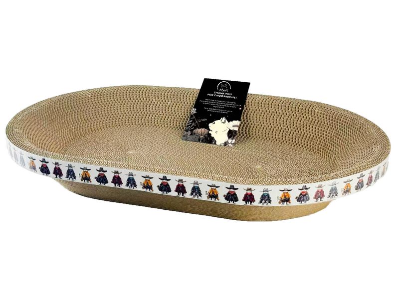 Large Scratching Board Wild Cat with Catnip for Natural Claw Care