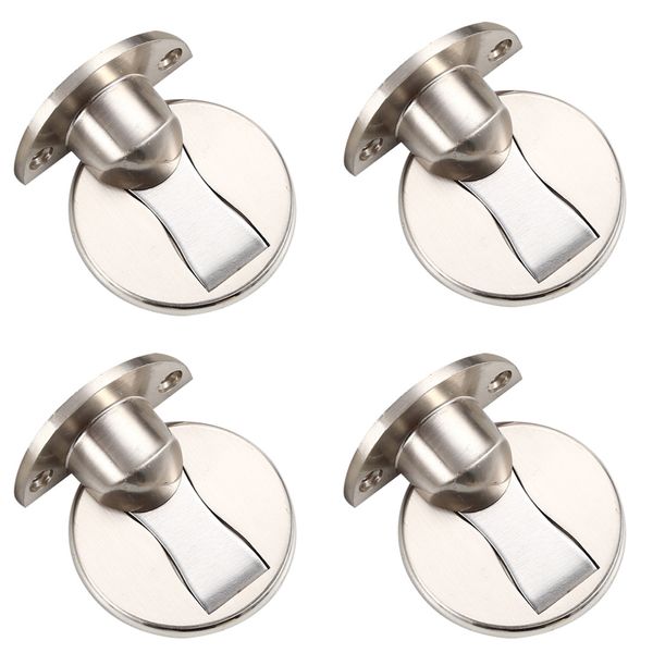 Magnetic Door Stopper Door Catch Easy installation Punch/Adhesive - 4 Set