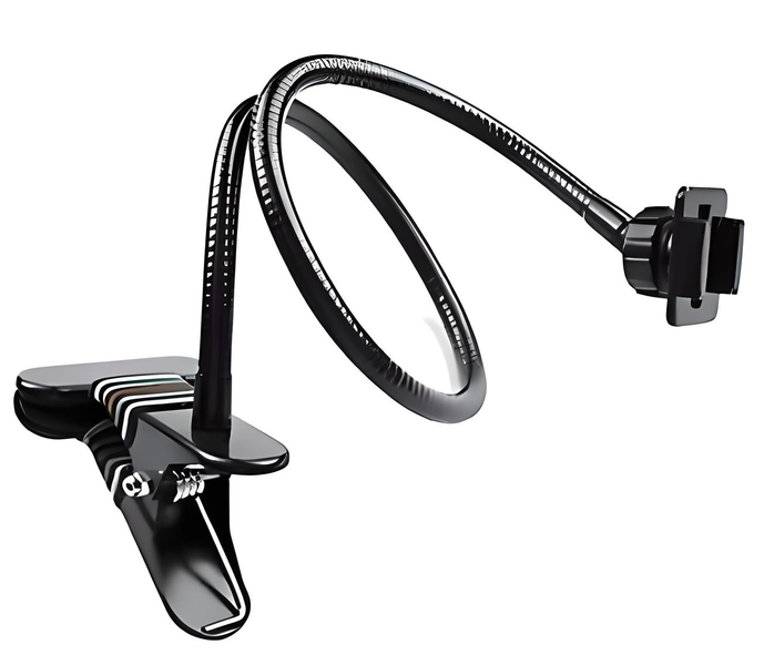 Webcam Stand 25-in Flexible Desk Clamp Gooseneck Stand for Logitech Webcam