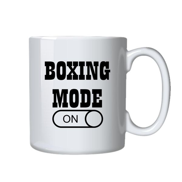 Boxing Mode On Mug - Makes a Great Gift for that Special Someone