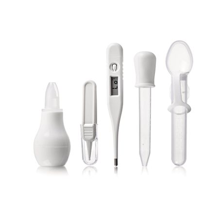 Snookums Baby Medical Starter 5-Piece Set (White)