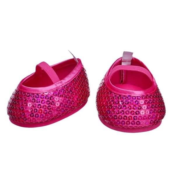 Build-A-Bear Fuchsia Sequin Flat